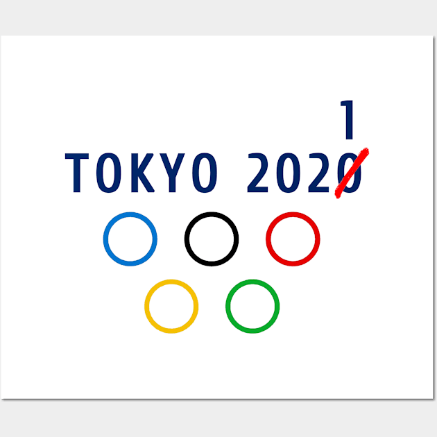 Tokyo 2021 Olympic Rings Wall Art by FLARE US